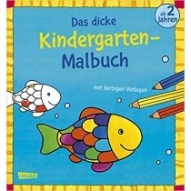 Das dicke Kindergarten-Malbuch